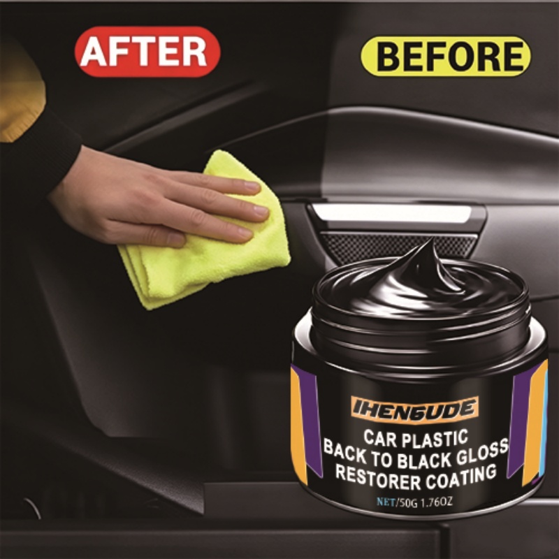 Trim Restorer Plastic - Crystal Clear Car Plastic Restorer -