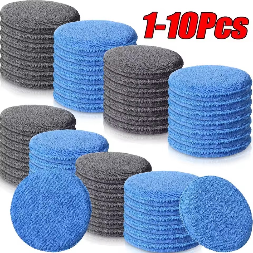 Wax Applicator Pad - 10/1 Stuks Zachte Microvezel Autowas Applicator