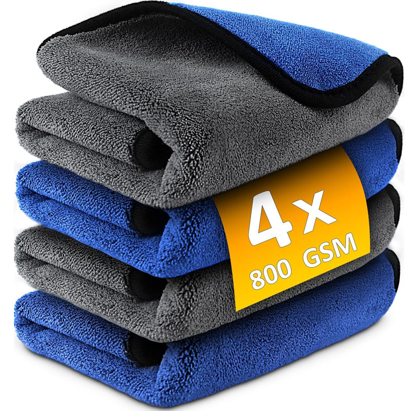 Microfiber Towel Detailing - 1-4 Stuks Zachte Microfiber Auto Wassen