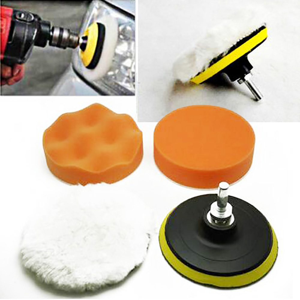 Polish Pad Set Buffer - 4 “Bruto Polijsten Buffer Pad Spons
