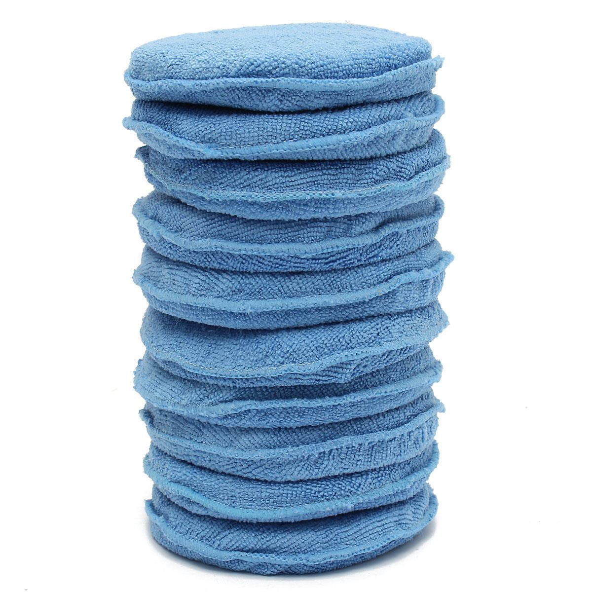 Wax Applicator Pad - 10 stuks blauwe spons voor het
