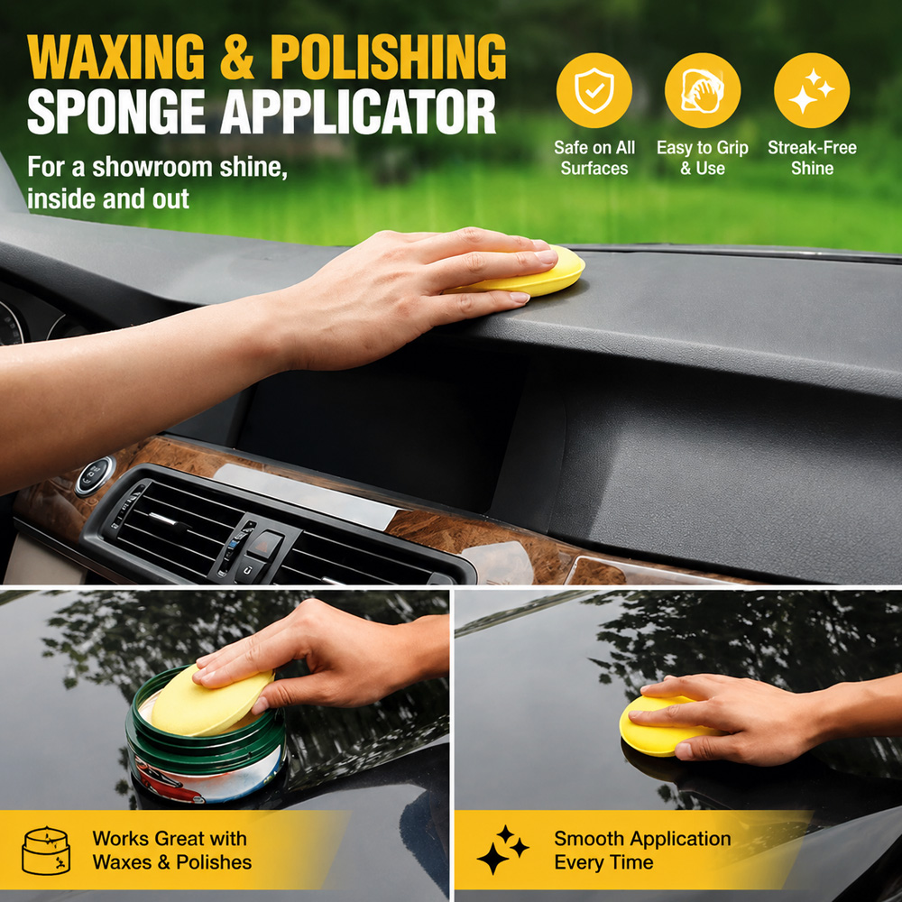 12 stuks zachte sponsjes voor  - Wax Applicator Pad recensie en prijs