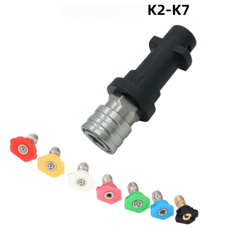 K2-K7 Hogedrukreiniger Adapter - Foam Cannon Car Wash recensie en prijs