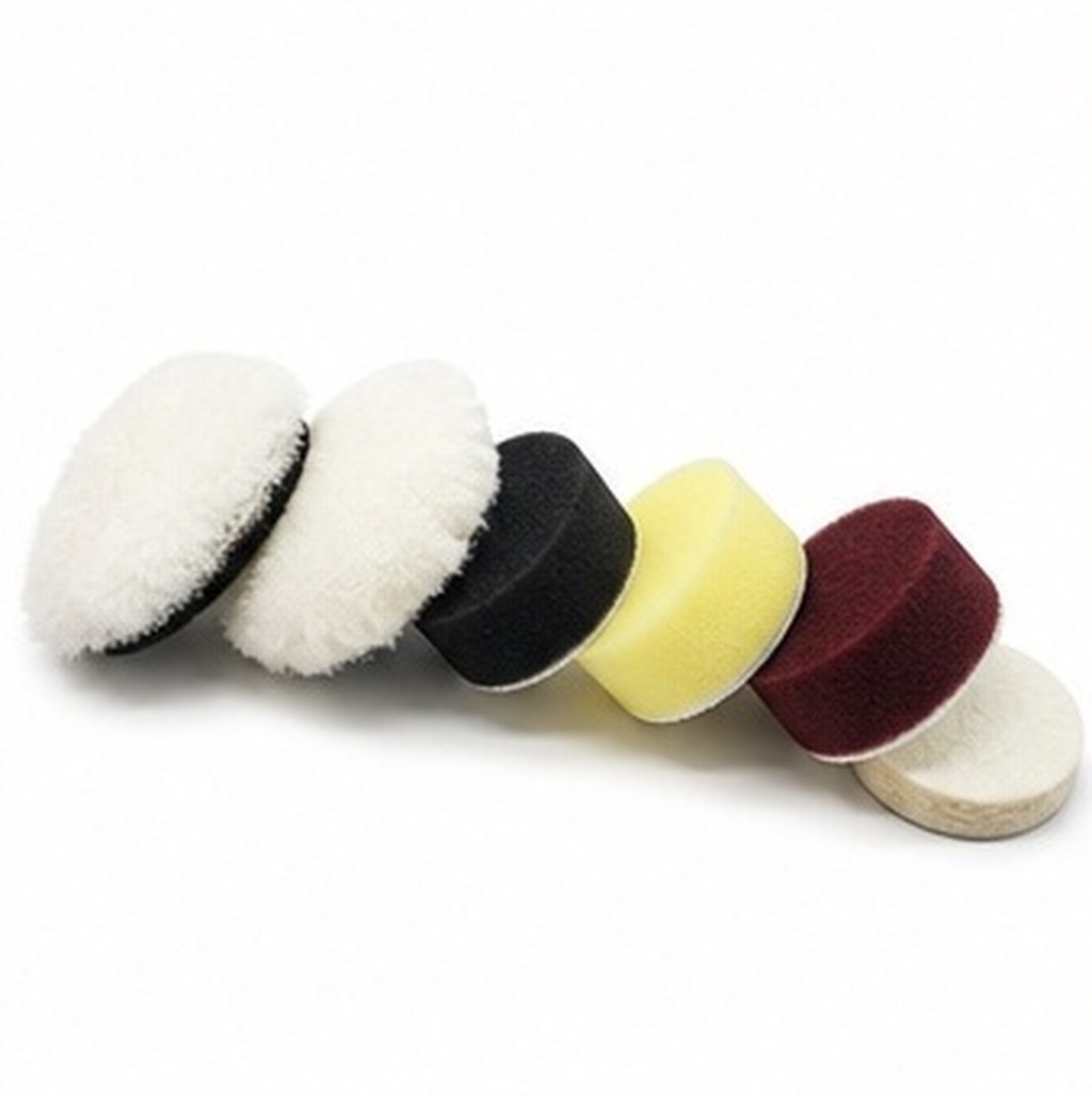 7-delige set zelfklevende woll - Polish Pad Set Buffer recensie en prijs