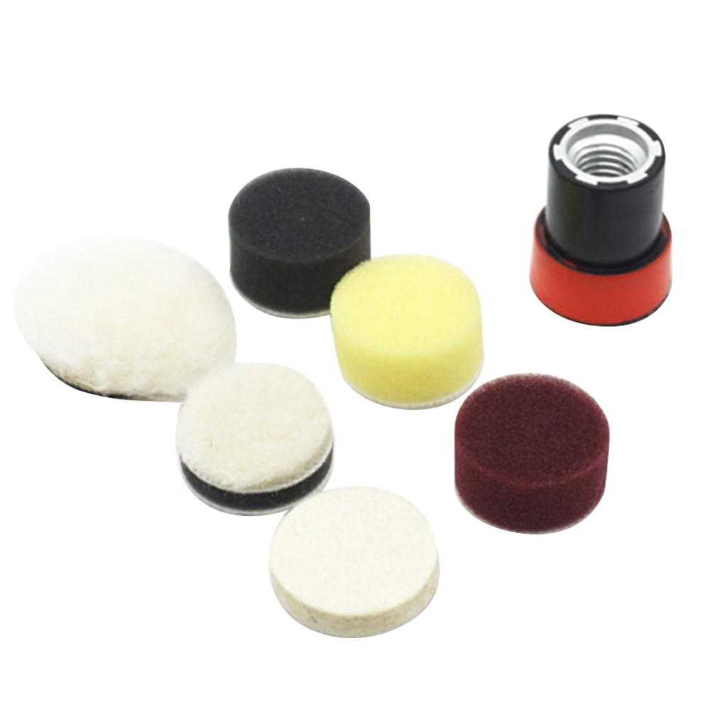 7-delige set zelfklevende woll - Polish Pad Set Buffer recensie en prijs