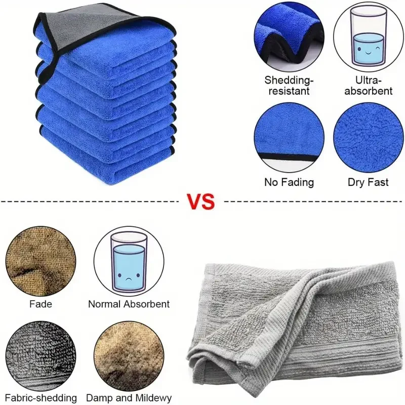 1-4 Stuks Zachte Microfiber Au - Microfiber Towel Detailing recensie en prijs