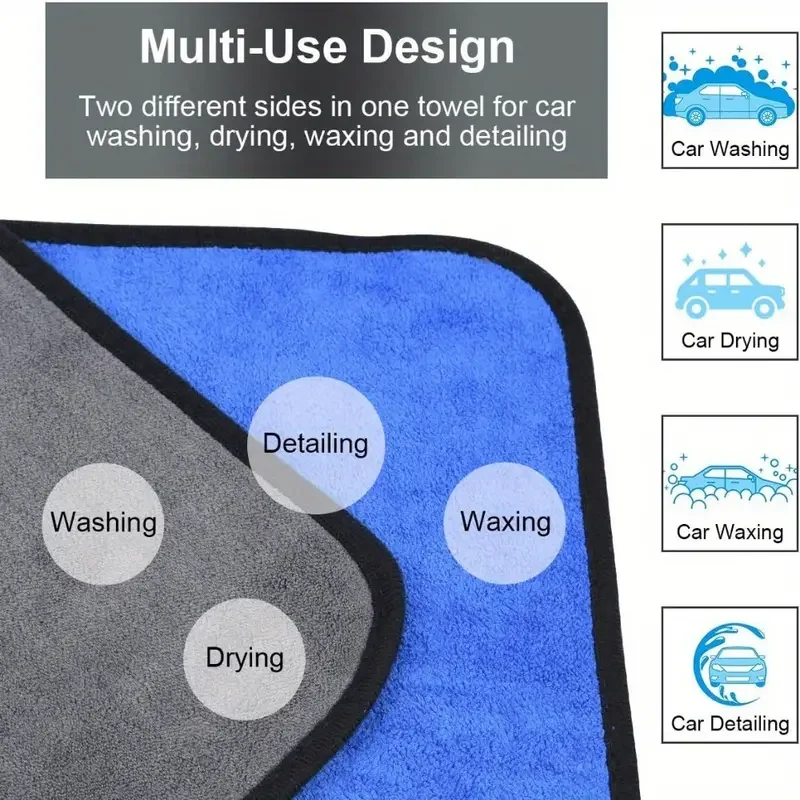 1-4 Stuks Zachte Microfiber Au - Microfiber Towel Detailing recensie en prijs
