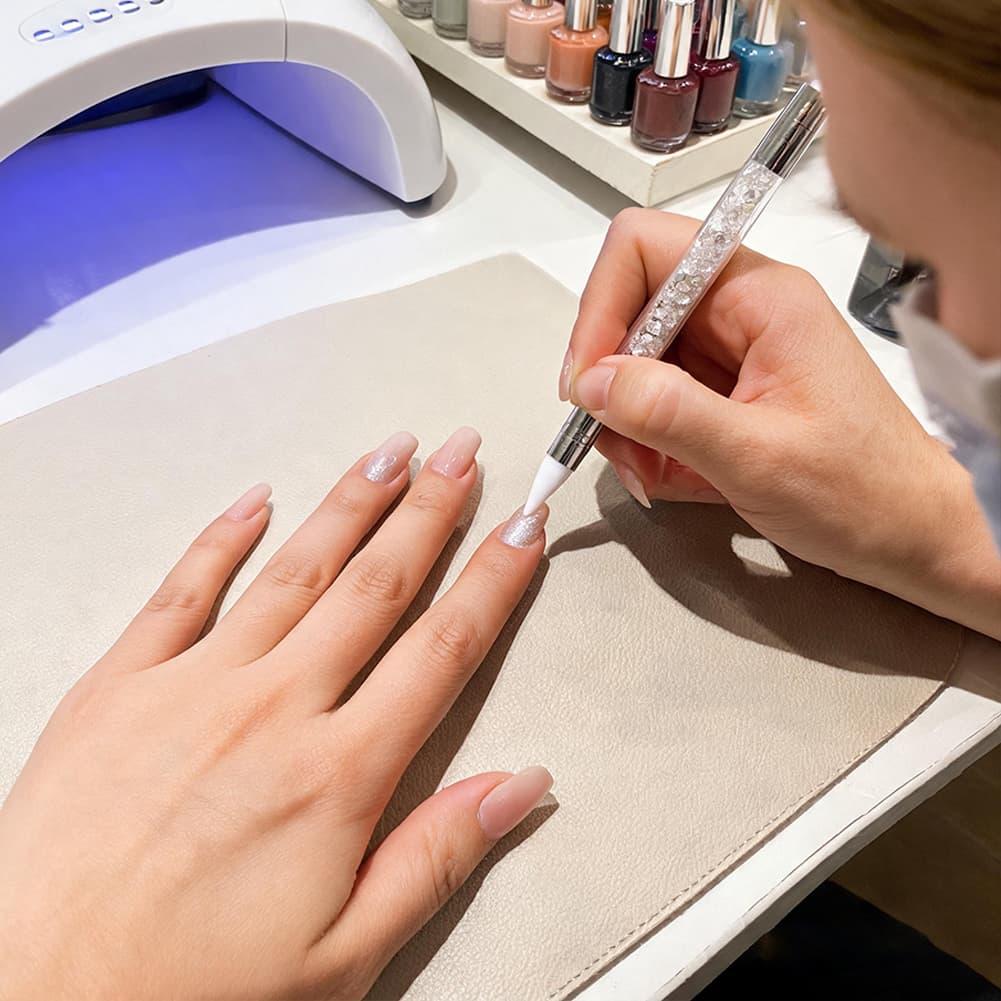 Nail Art Dubbelkop Siliconen P - Wax Applicator Pad recensie en prijs