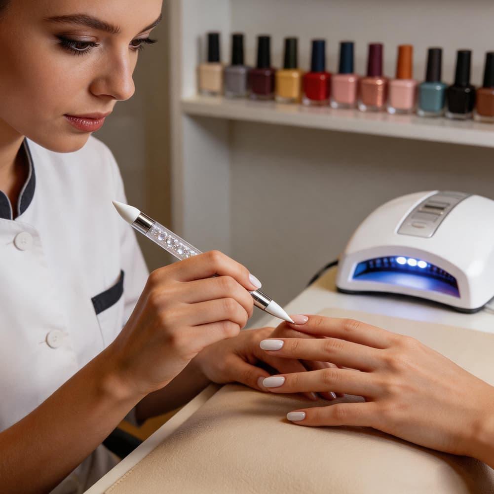 Nail Art Dubbelkop Siliconen P - Wax Applicator Pad recensie en prijs